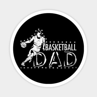 Mens Basketball Dad Fathers Day Coach Dad Basketball Player Daddys Gift Magnet